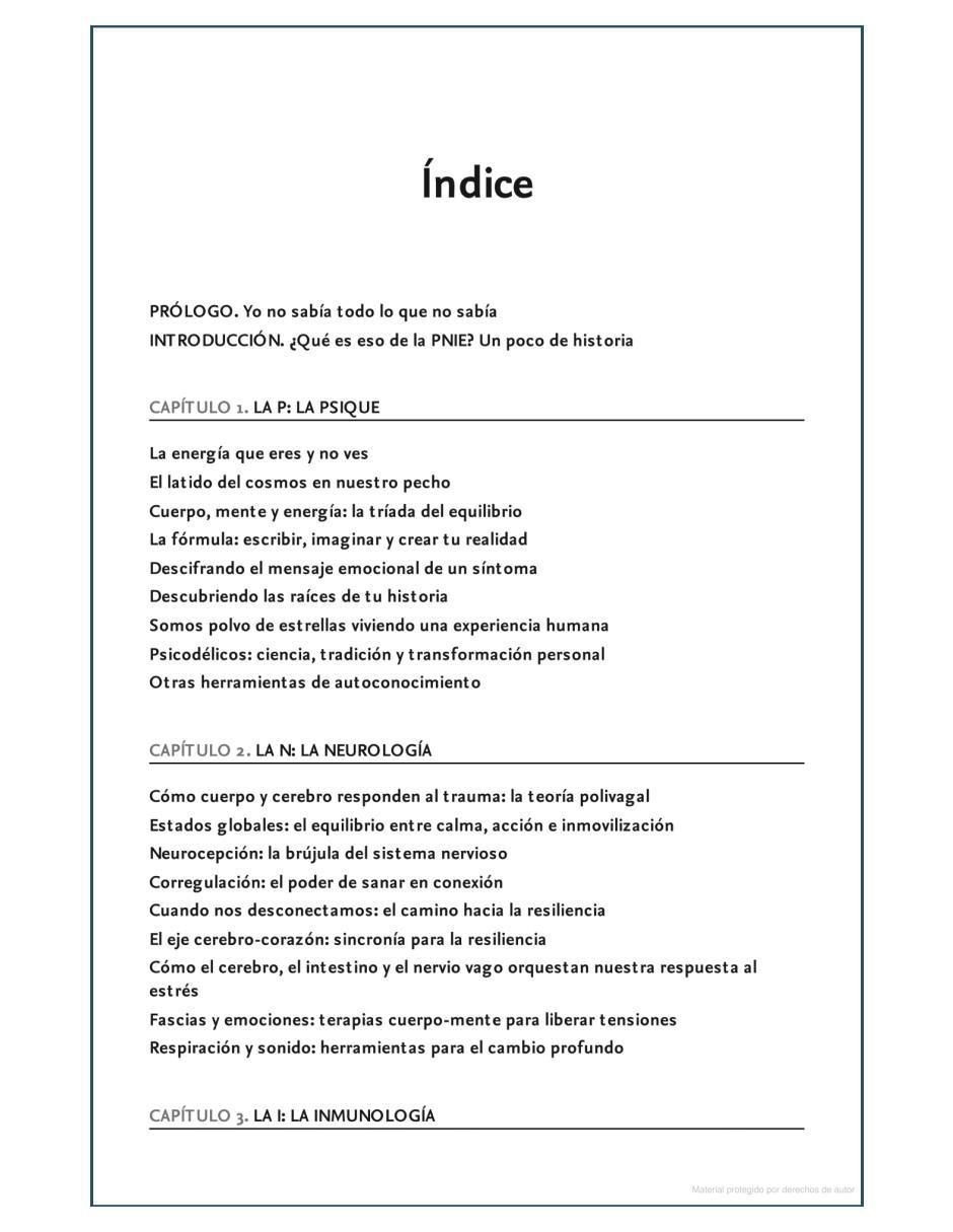 Libro PNIE- Psico Neuro Inmuno Endocrinología. La ciencia que lo conecta todo de Berta Pedreño 3