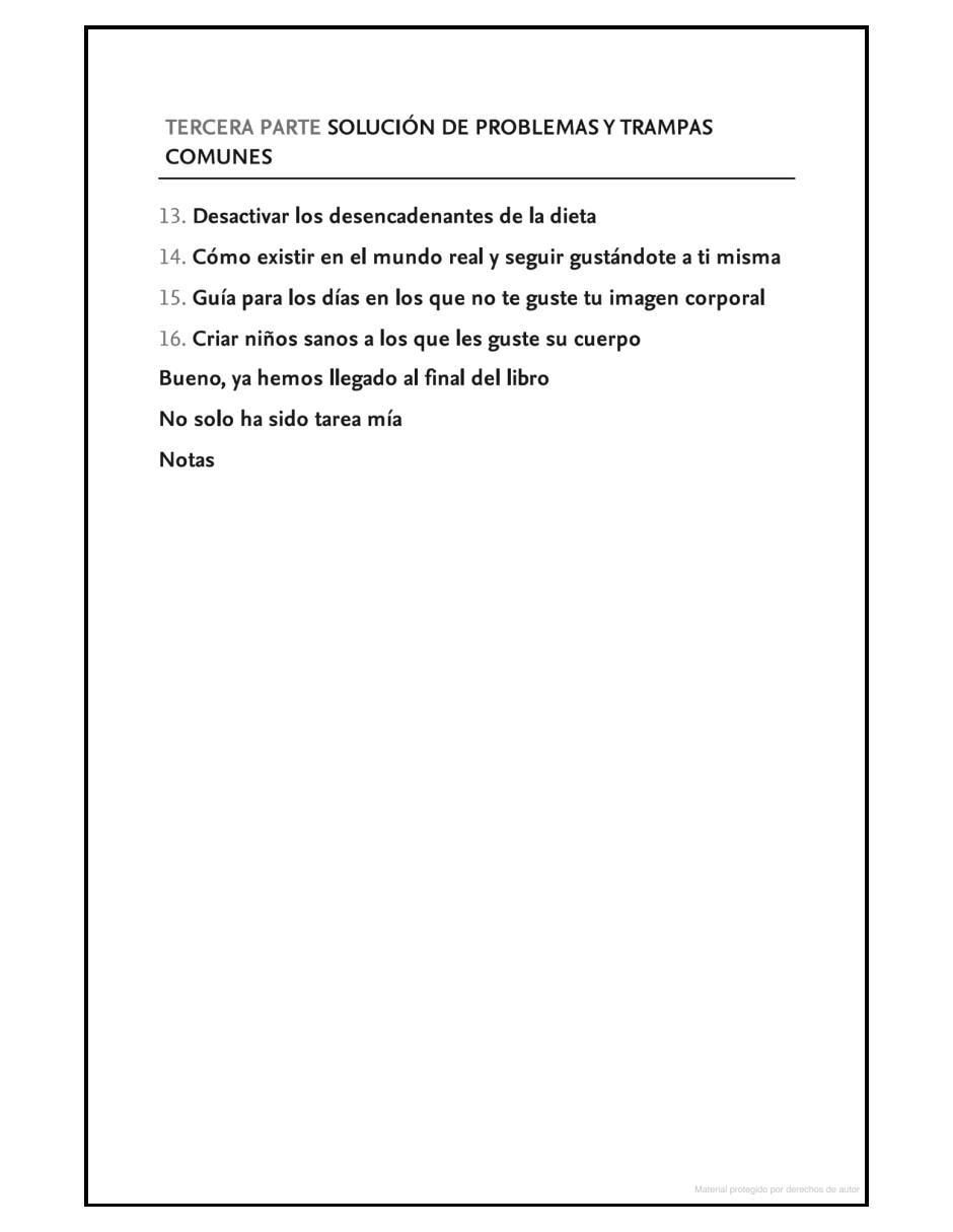 Libro Tu peso no es el problema. Hábitos saludables para prescindir de las Dietas de Lyndi Cohen 2