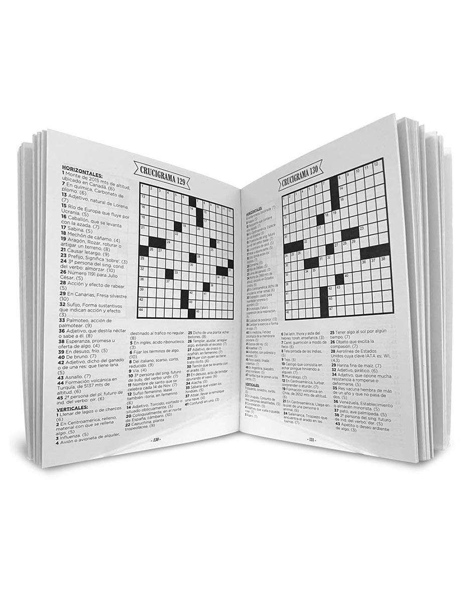 Libro Crucigramas de 3