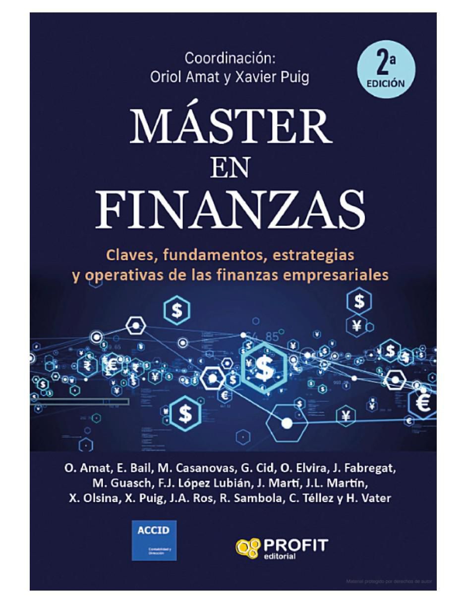 Libro Máster en Finanzas: Claves, fundamentos, estrategias y operativas de Oriol Amat/Xavier Puig Pla