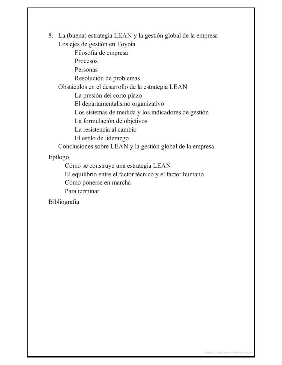 Libro El (buen) pensamiento LEAN. Claves para Reinterpretar la estrategia Lean y la mejora continua de José Ignacio Erausquin 2