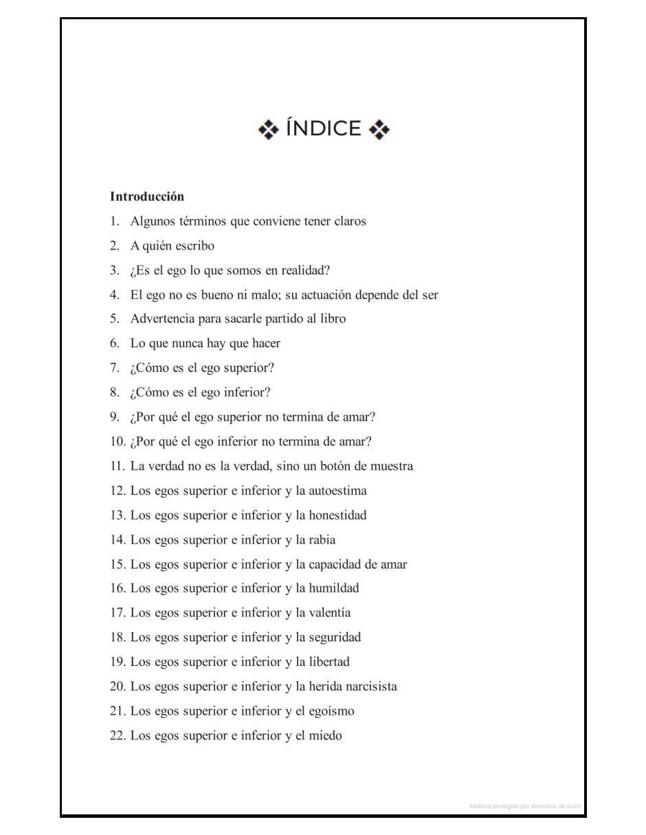 Libros Ego superior, Ego inferior de María del Pilar Novoa Salvador 3