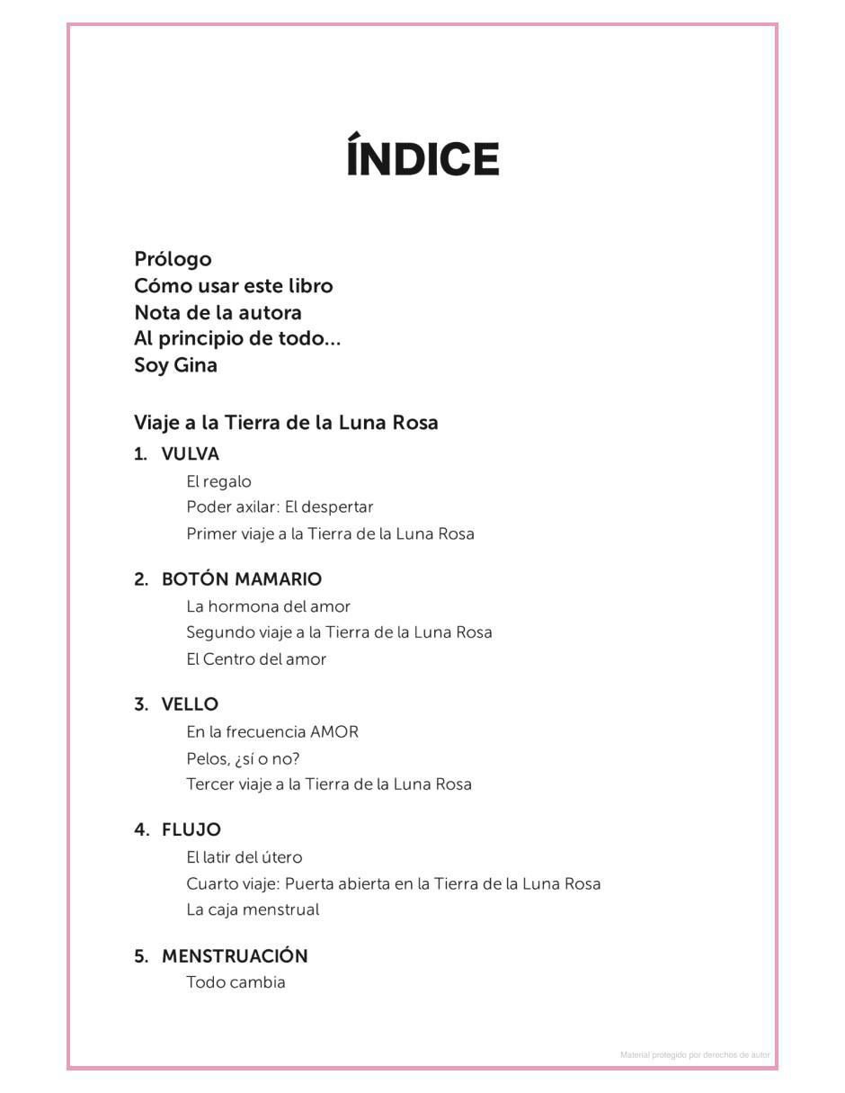 Libro Viaje a la Tierra de la Luna Rosa, Un mapa hacia la primera Menstruación de Susana Sancho Esteban 3