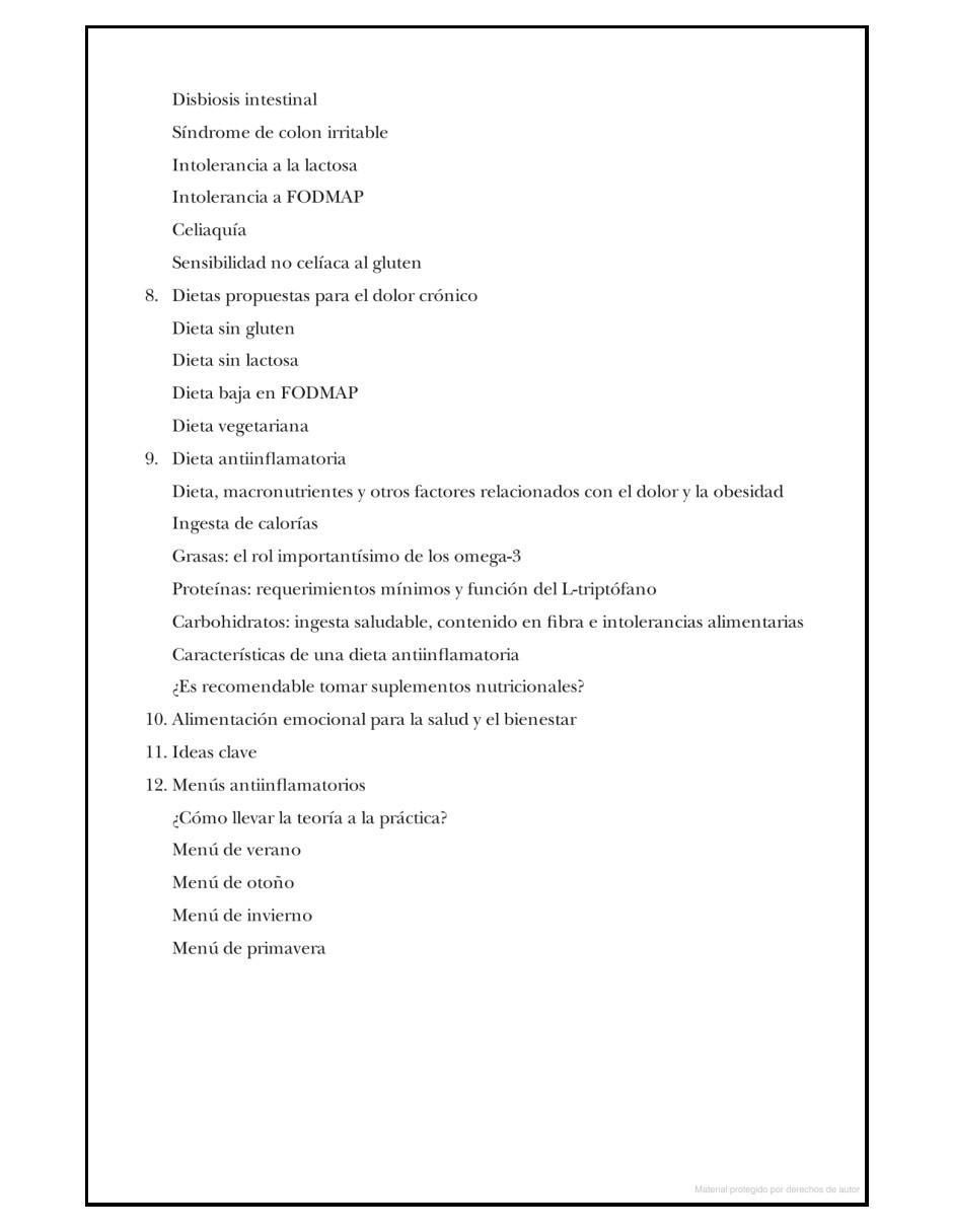 Libro La dieta para el dolor (2da Edición) de Laura Isabel Arranz 3