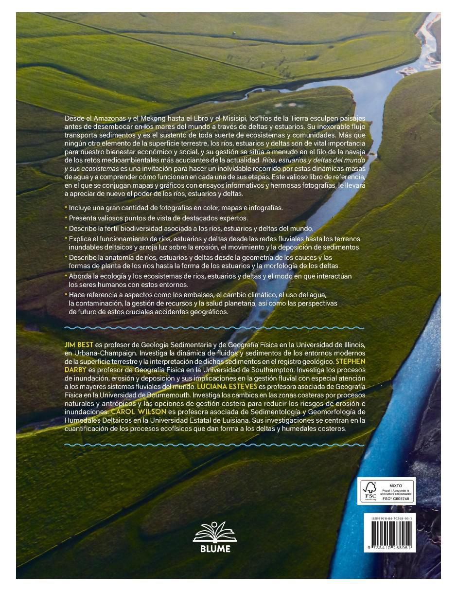 Libro Ríos, Estuarios y Deltas del Mundo y sus Ecosistemas de Jim Best/Stephen Darby et al 5