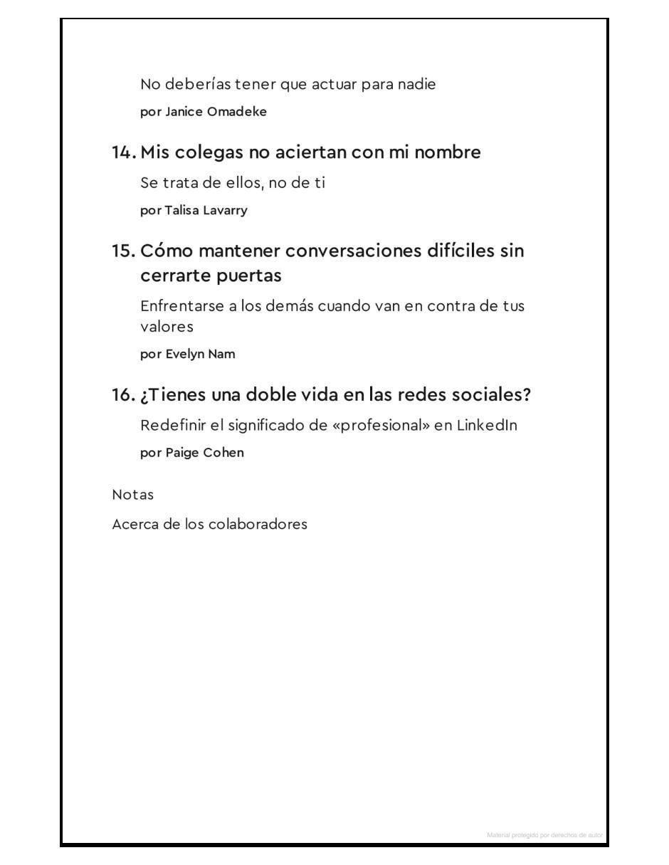 Libro Sé tú Mismo en el Trabajo de Harvard Business Review 4