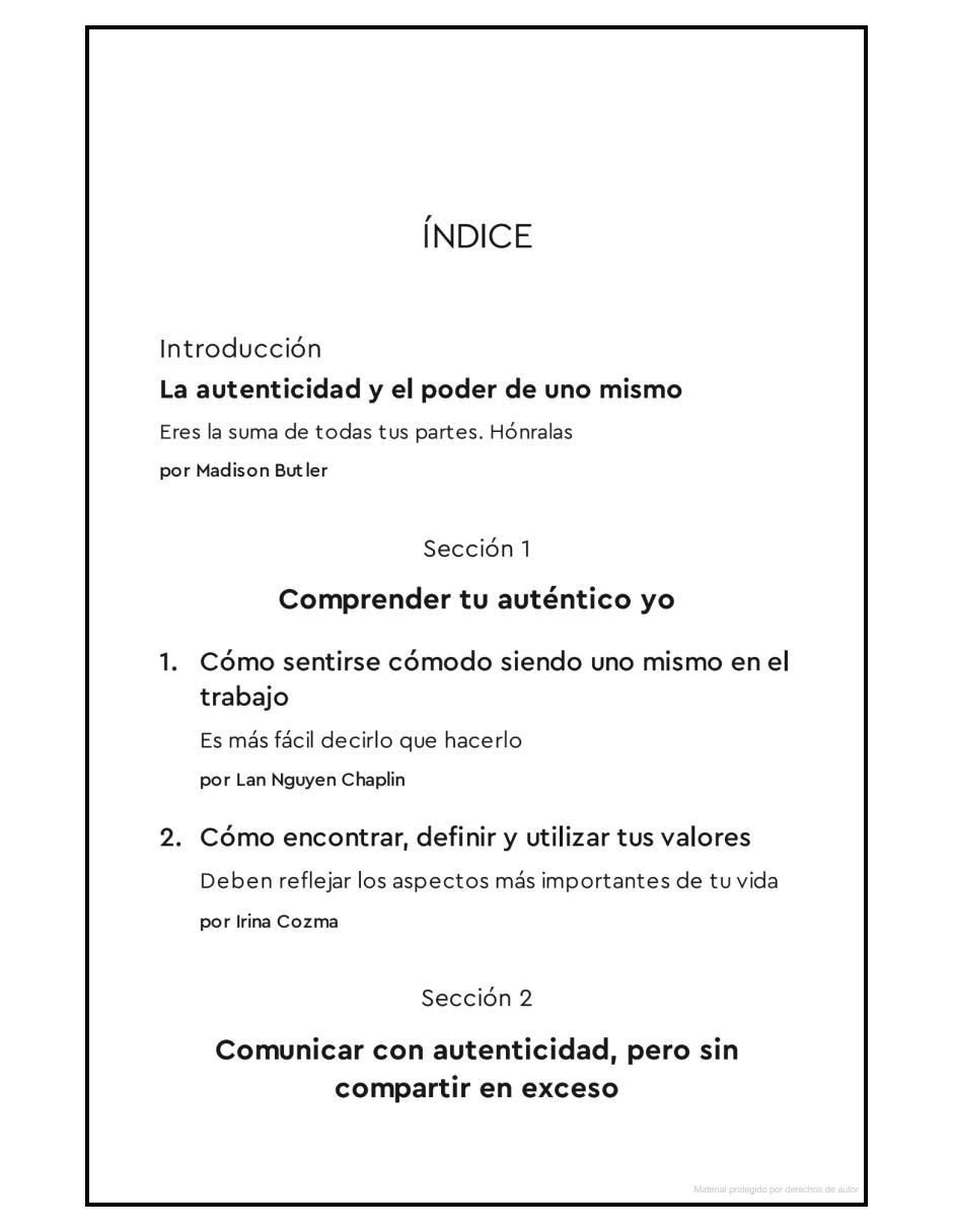 Libro Sé tú Mismo en el Trabajo de Harvard Business Review 5