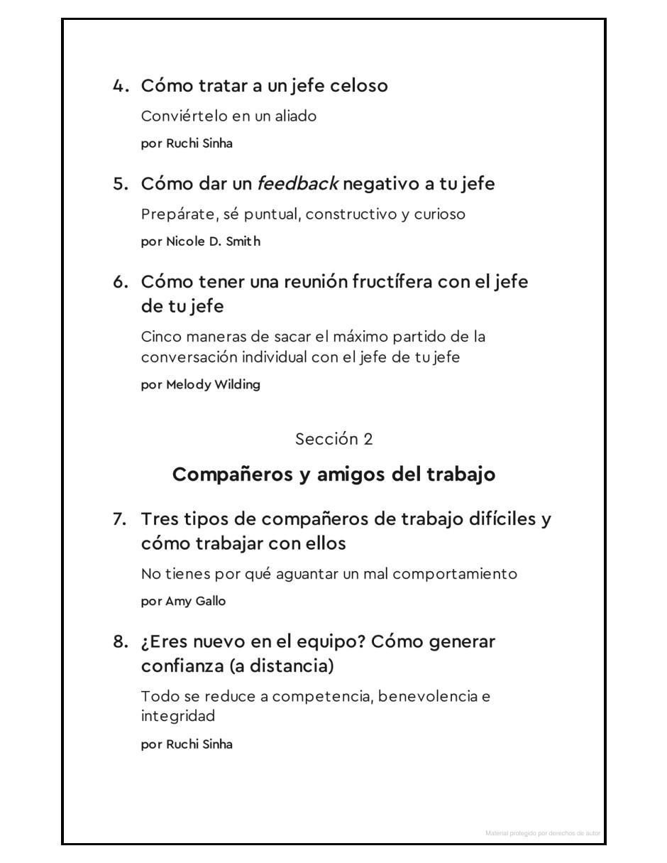 Libro Fortalece tus Relaciones con Jefes y Compañeros de Harvard Business Review 4