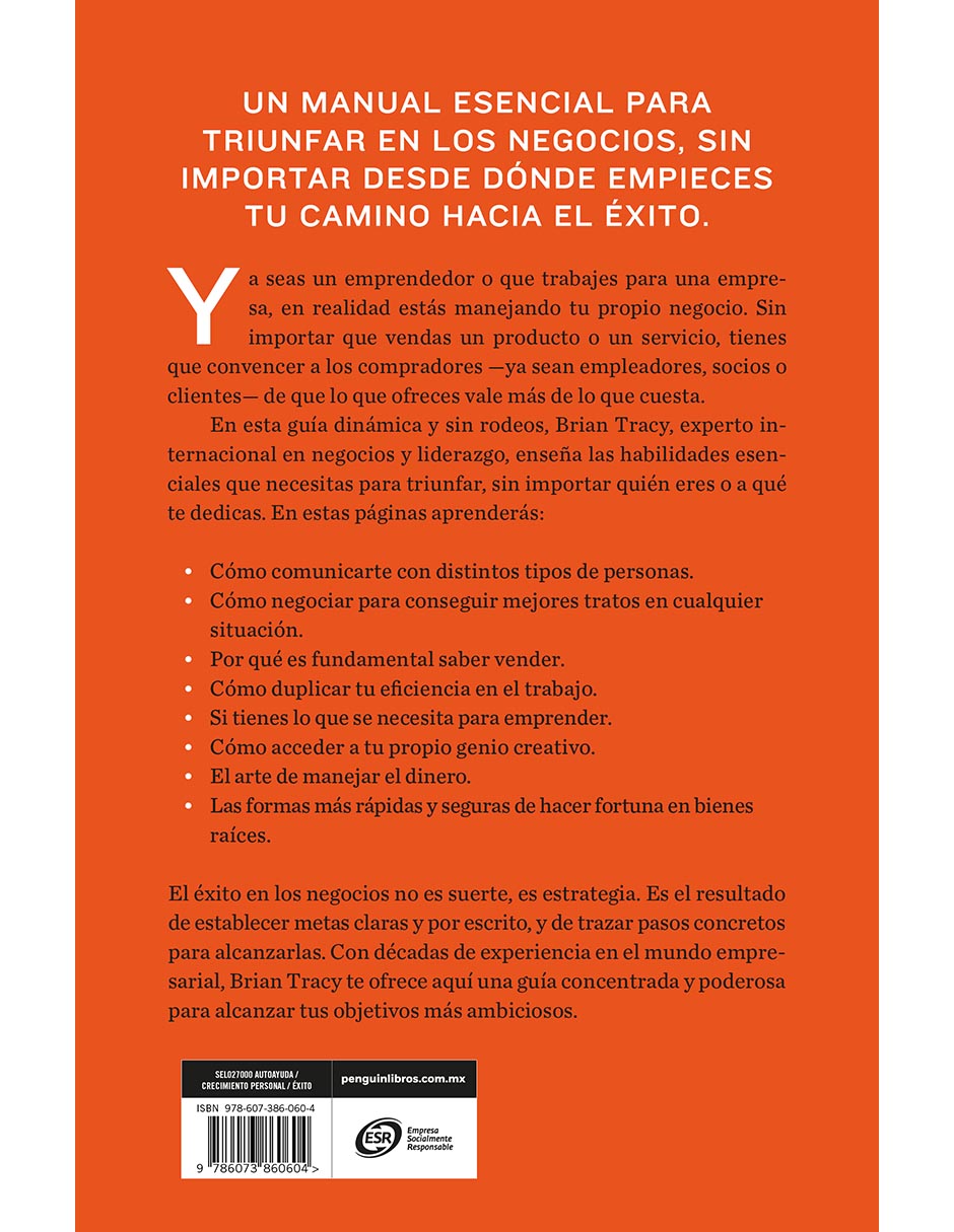 Libro Domina el arte de los negocios de Brian Tracy 2