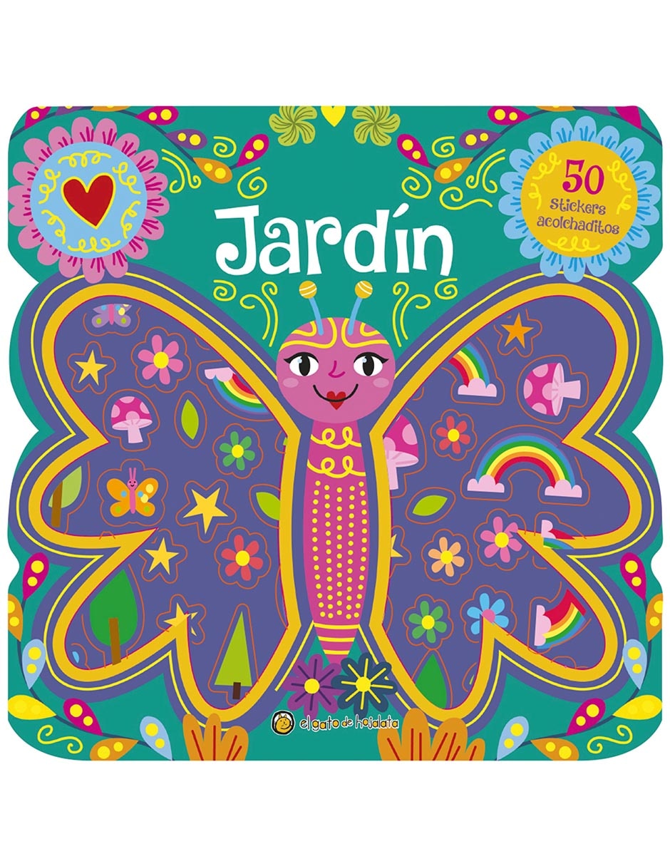 Libro Jardín-Stickers Acolchaditos de Libro Jardín-Stickers Acolchaditos de