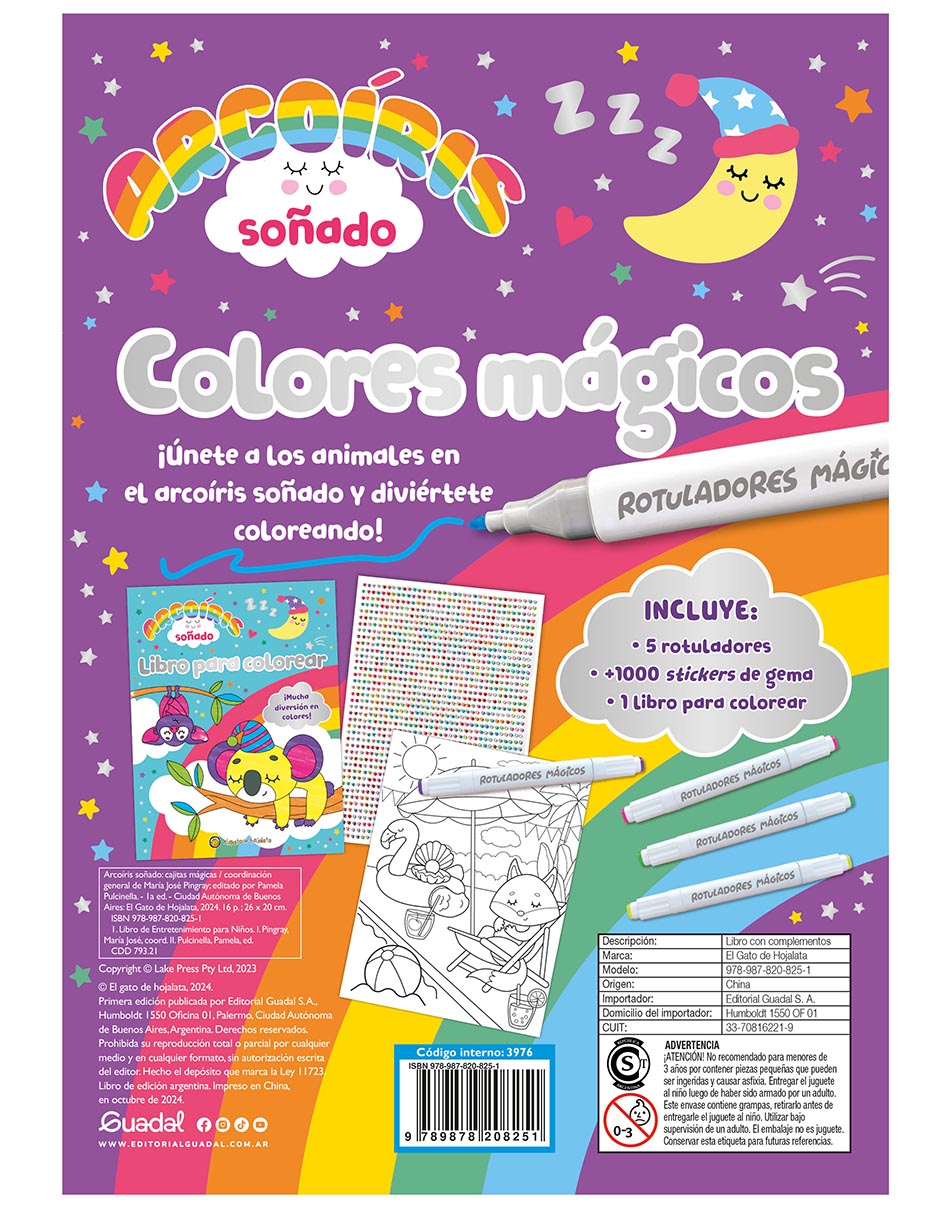 Libro Arcoíris soñado-cajitas mágicas de 2