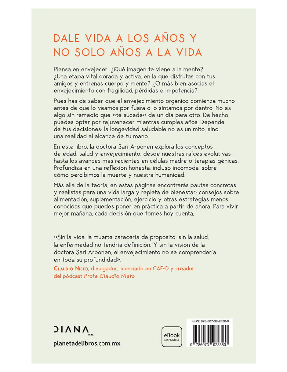 Libro Envejeces o Rejuveneces de Sari Arponen 3
