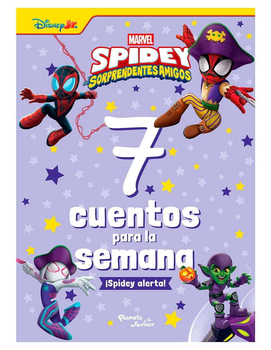 Libro Spidey y Sus Sorprendentes Amigos 7 cuentos para la semana de Marvel