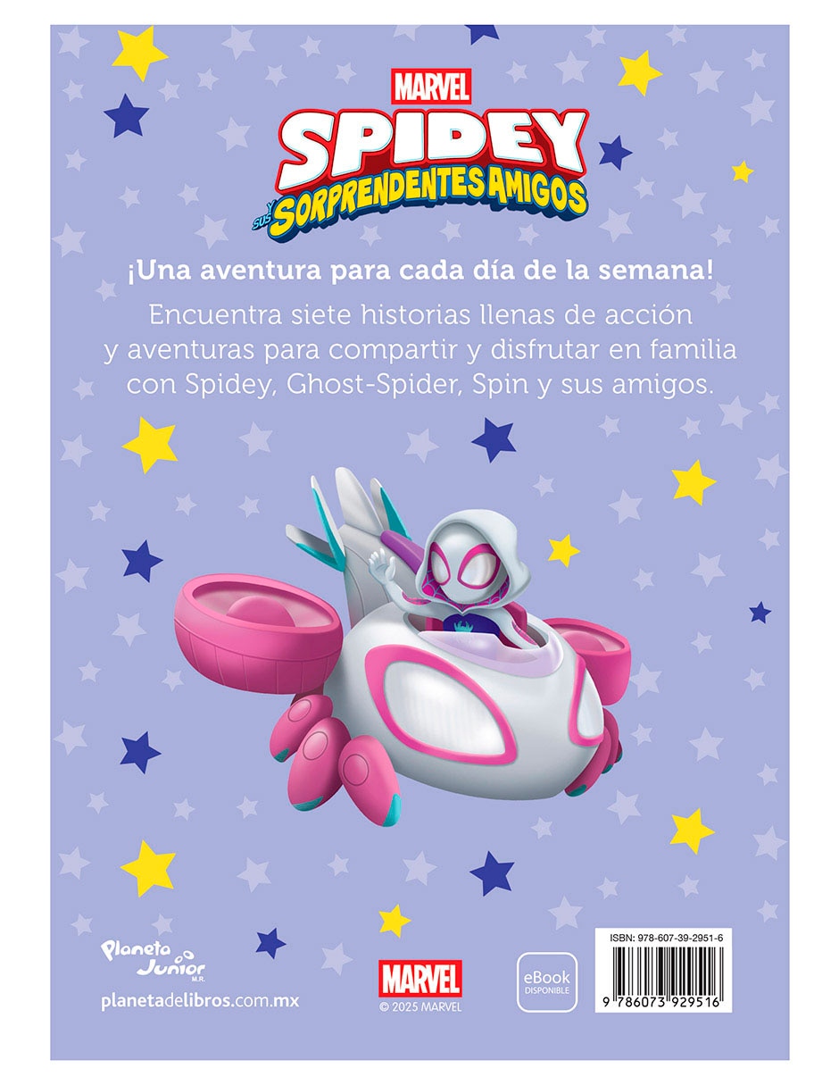 Libro Spidey y Sus Sorprendentes Amigos 7 cuentos para la semana de Marvel 3