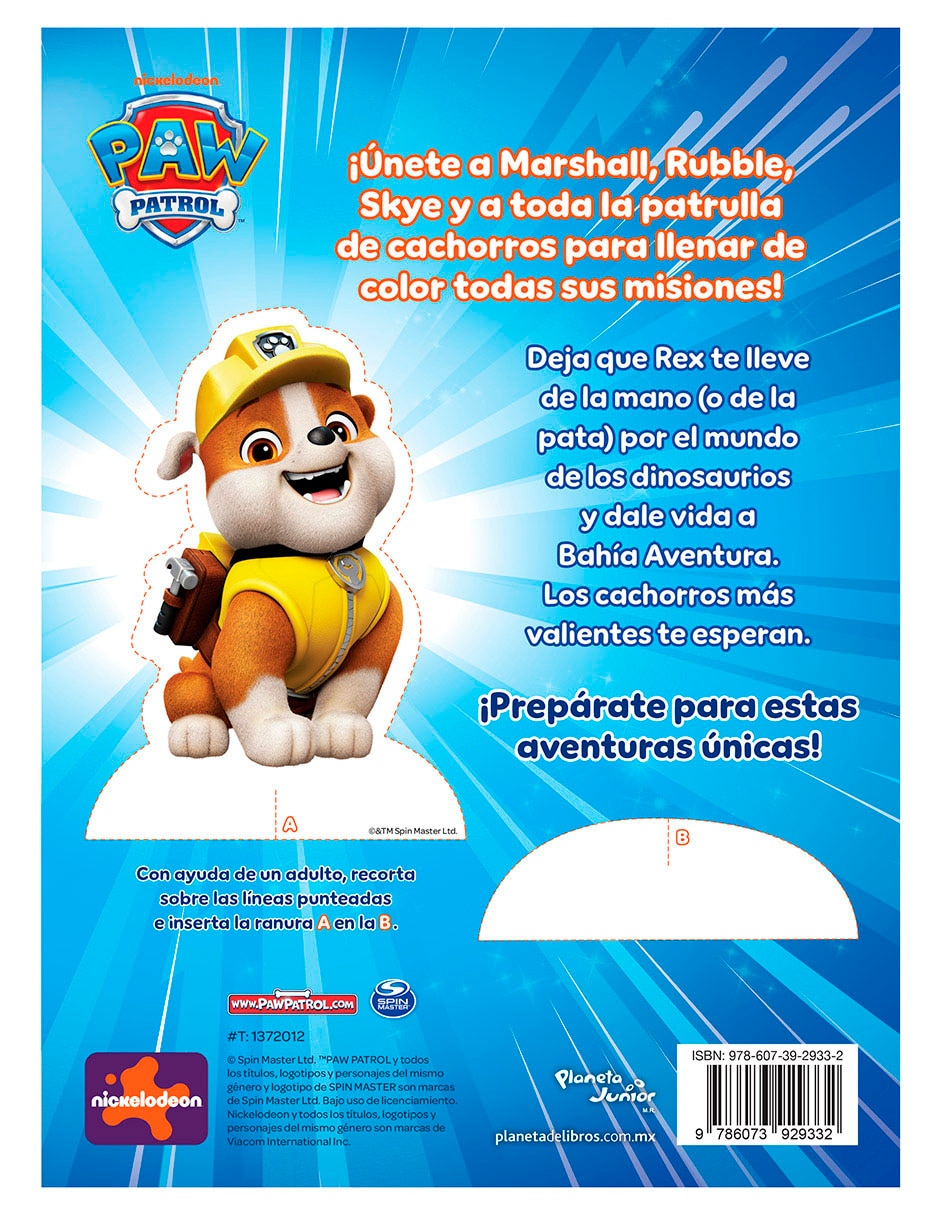 Libro Paw Patrol Libera tus Colores de Nickelodeon 2