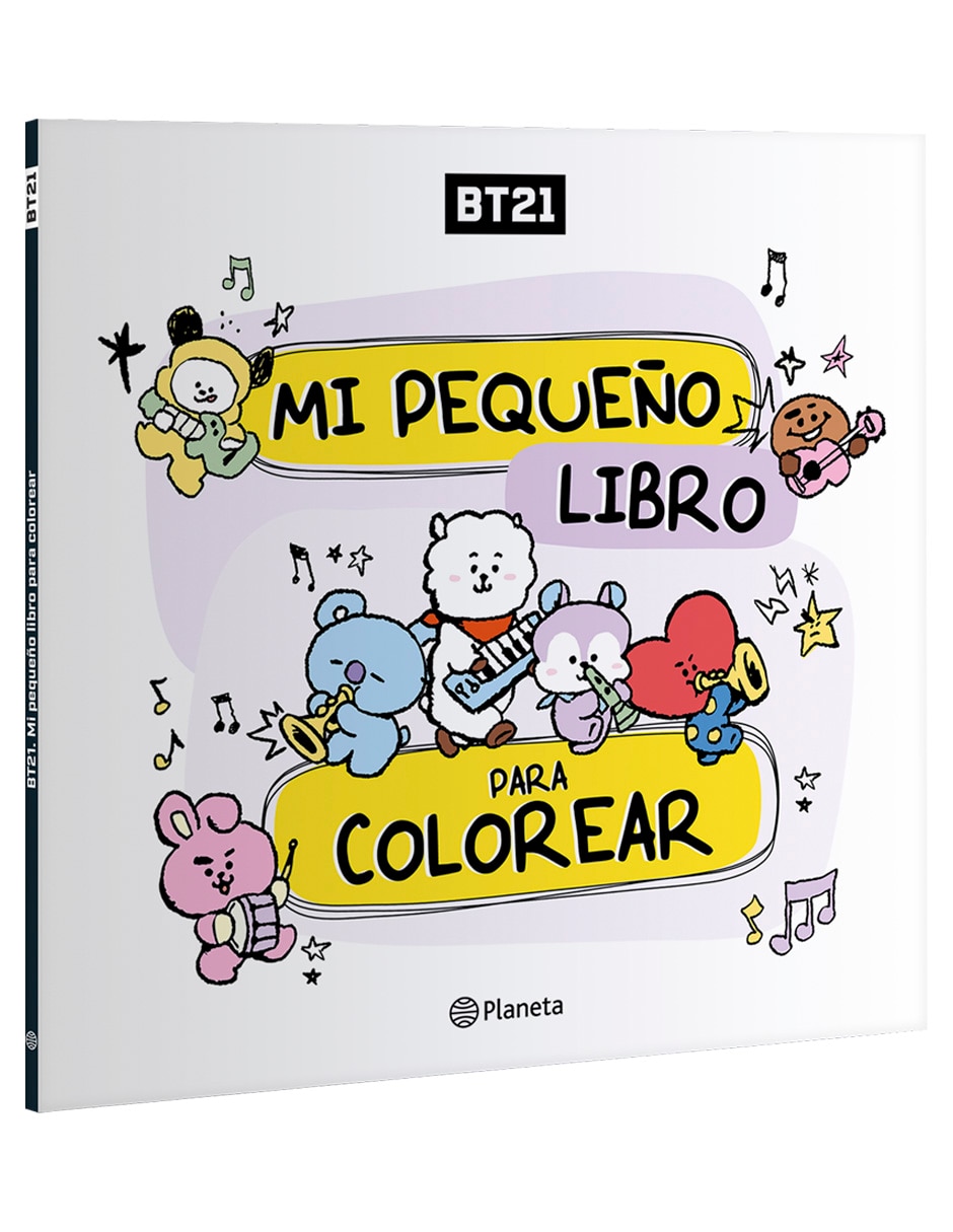 Libro BT21 Mi Pequeno Libro para Colorear de Line Friends Inc 3