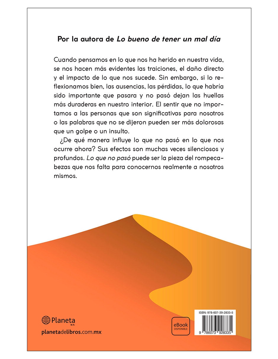 Libro Lo que no paso de Anabel Gonzalez 2