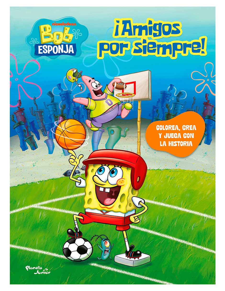 Libro Bob Esponja Amigos por Siempre de Nickelodeon