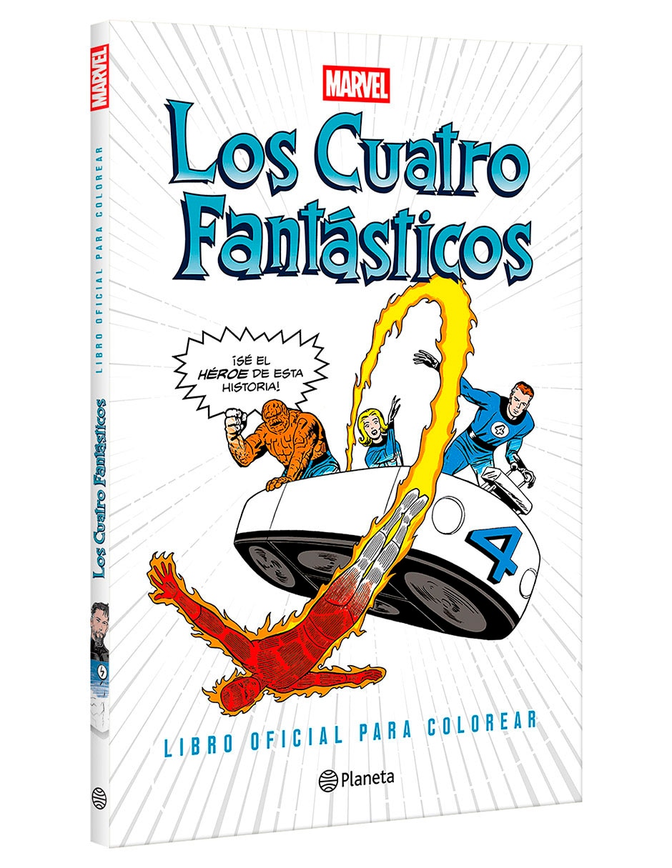Libro Los Cuatro Fantasticos Libro Oficial para Colorear de Marvel 3