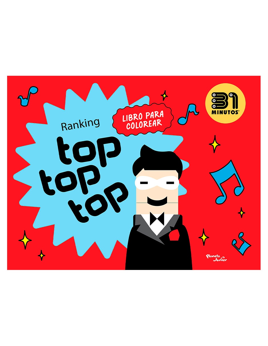 Libro Ranking Top para Pintar de 31 minutos