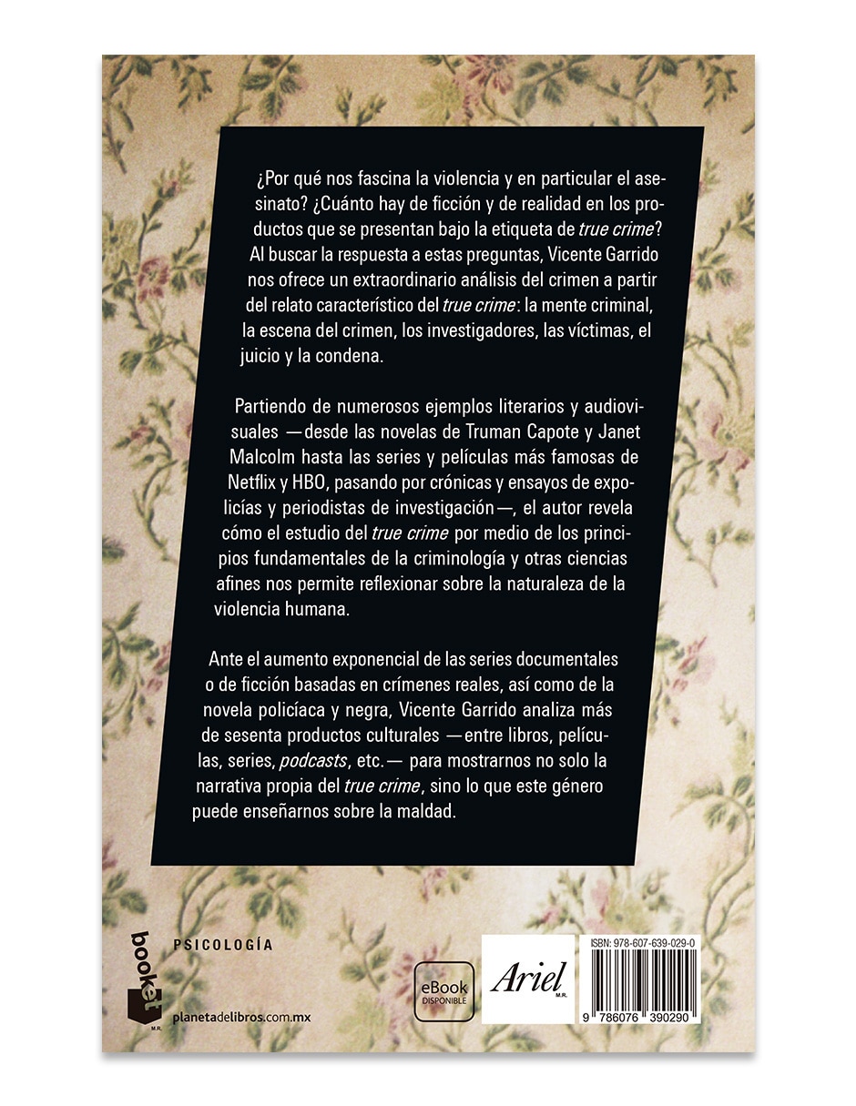 Libro True Crime - La fascinación del mal de Vicente Garrido 2