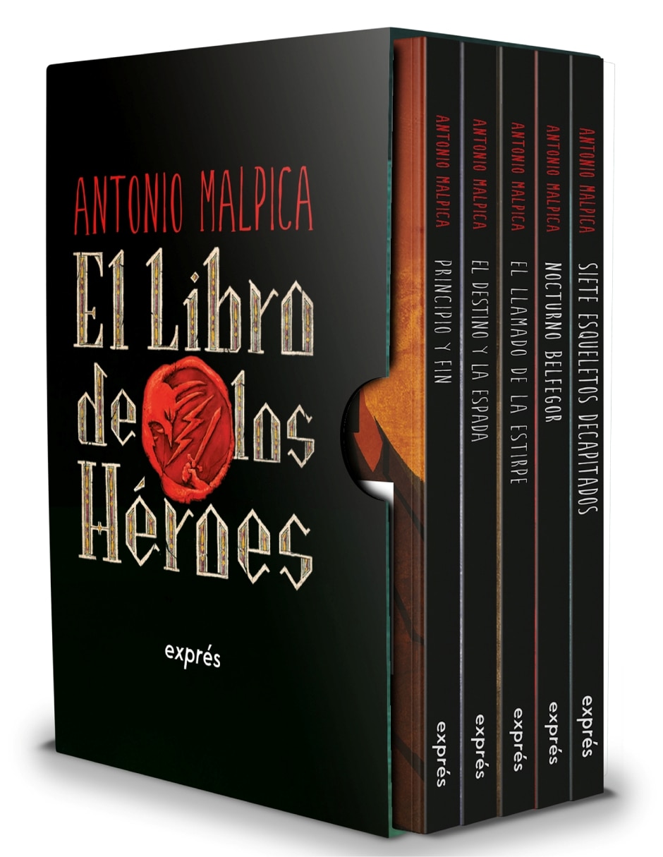 Box set El libro de los héroes de Antonio Malpica