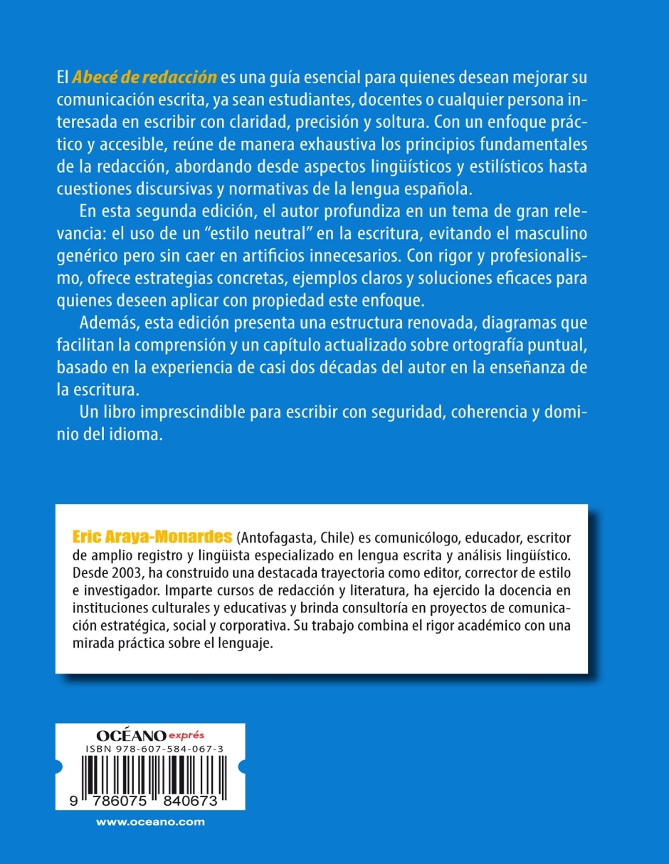 Libro Abecé de redacción de Eric Araya-Monardes 2
