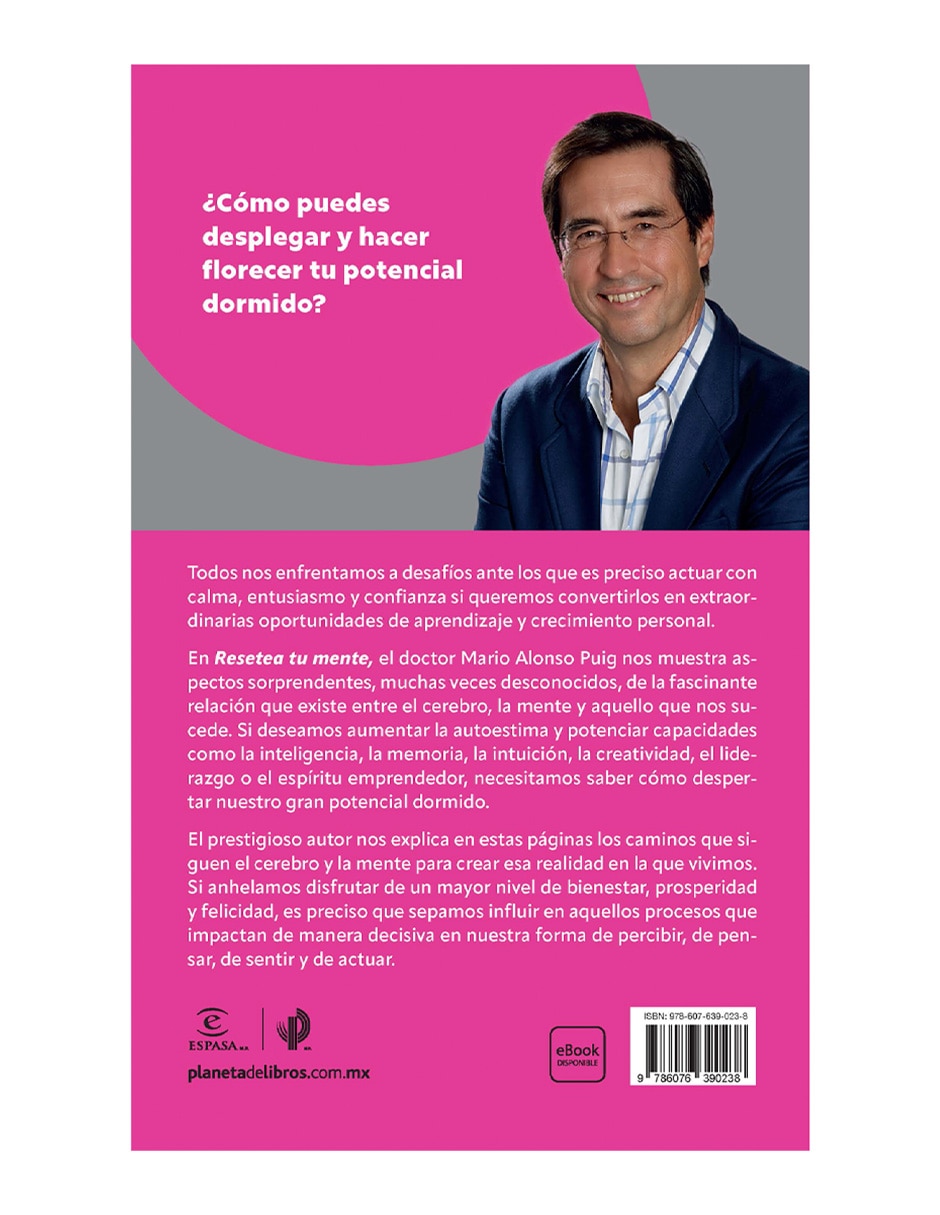 Libro Resetea tu mente de Mario Alonso Puig 2