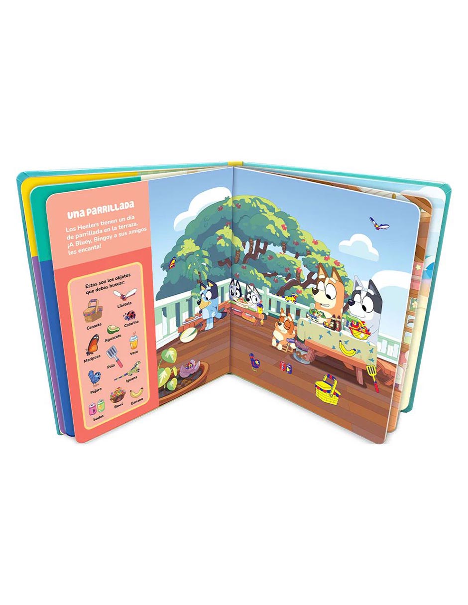 Libro Busca y Descubre Bluey de 3
