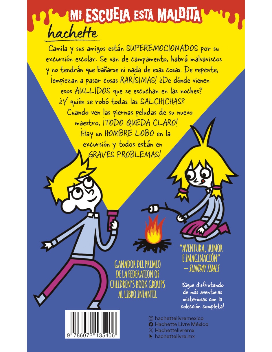 Libro Acampando con Hombres Lobo de Pamela Butchart 2
