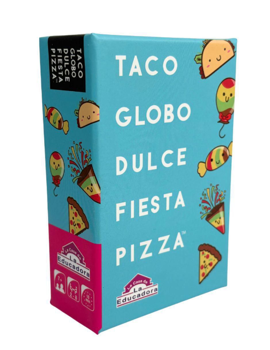 Taco globo dulce fiesta pizza en español