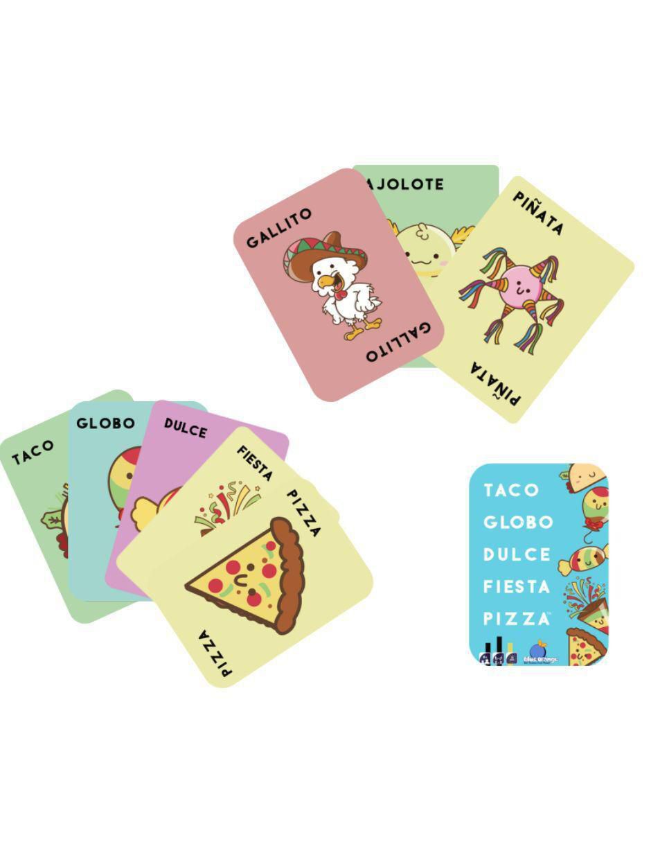 Taco globo dulce fiesta pizza en español 2