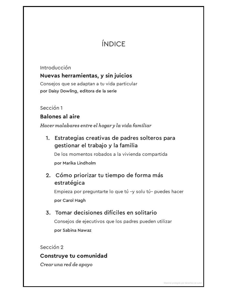 Libro Tips para Solter@s con Hij@s de Harvard Business Review 4