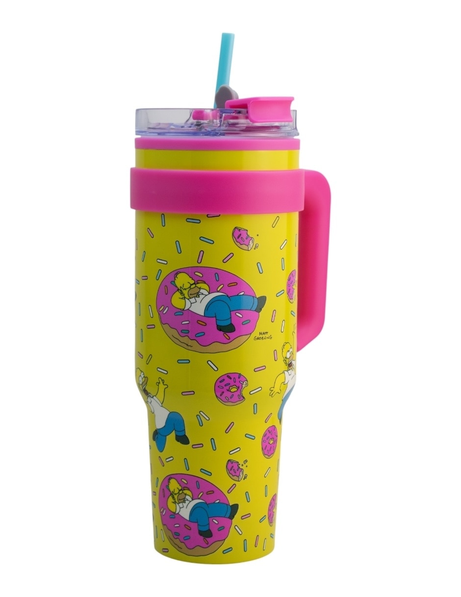 Termo de acero inoxidable Simpson con tapa rosca 1.2 L 2