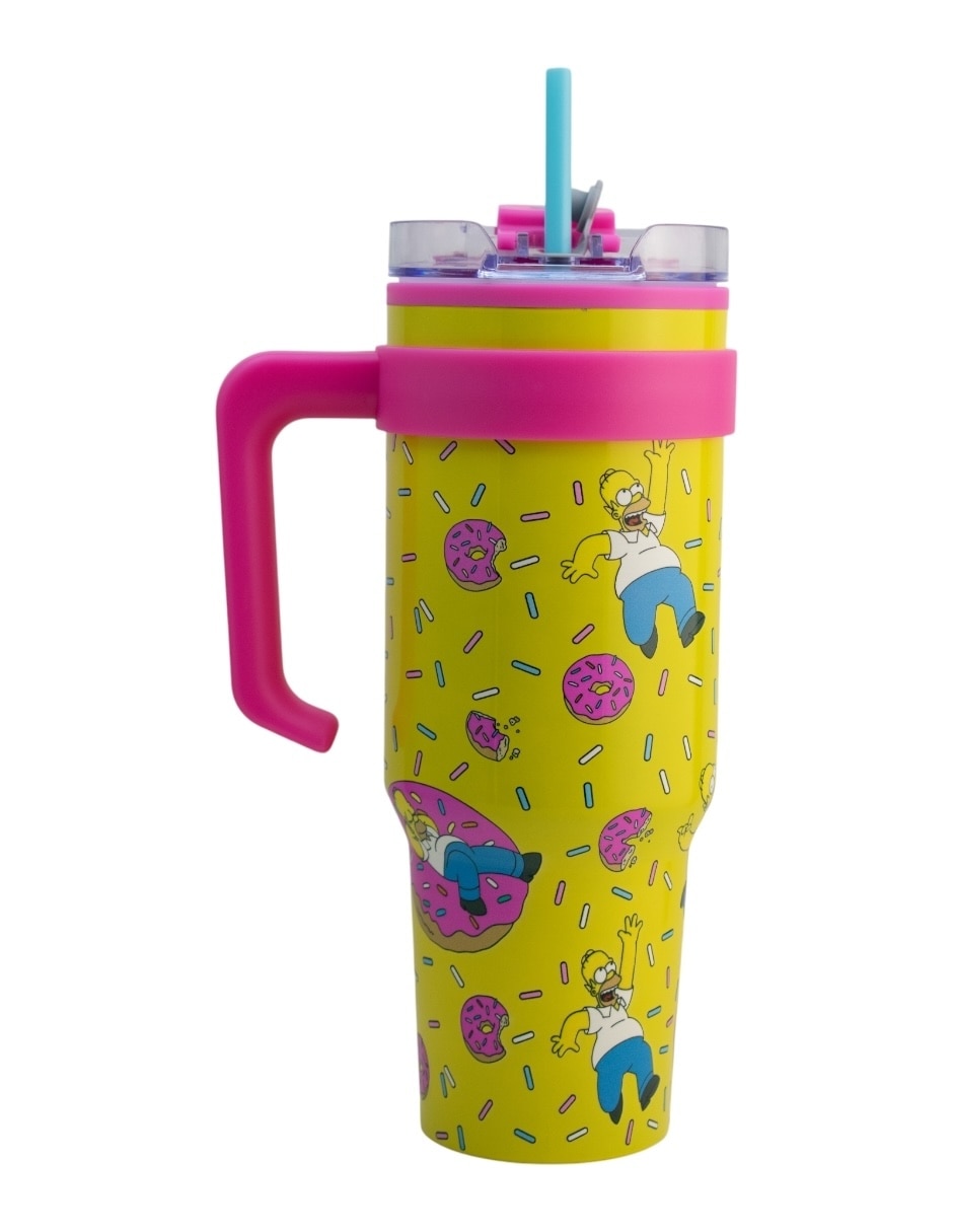 Termo de acero inoxidable Simpson con tapa rosca 1.2 L 4