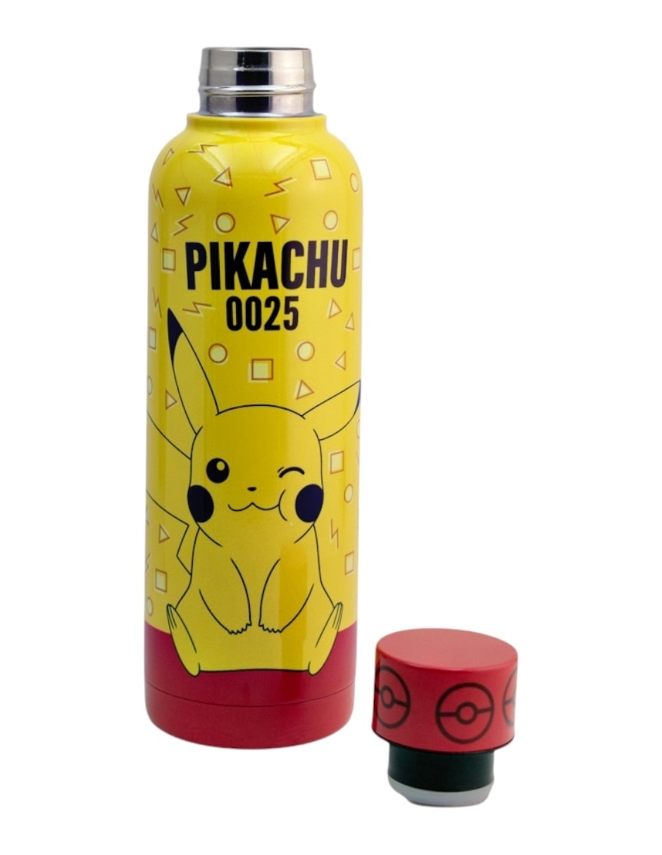 Termo de acero inoxidable Pokémon con tapa rosca 500 ml 4