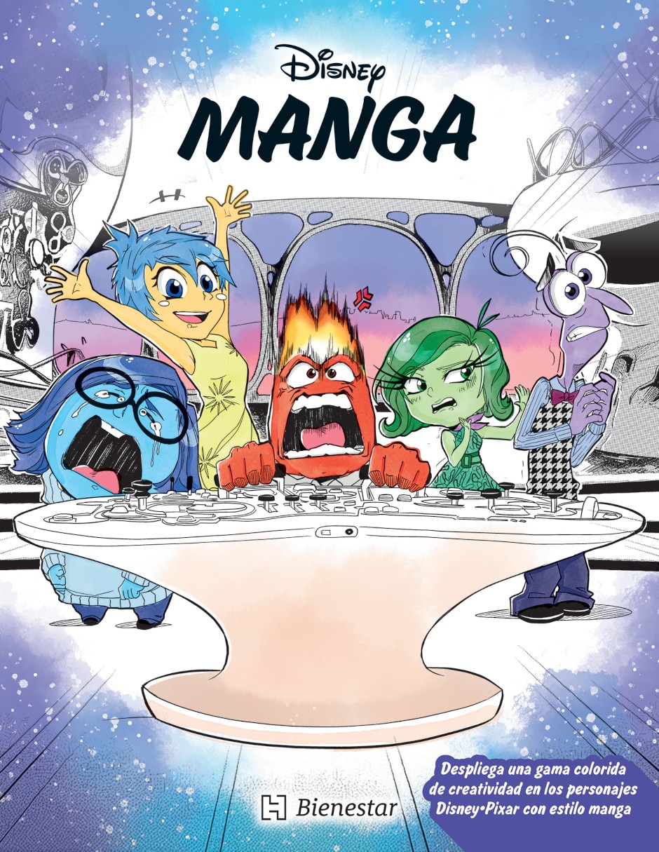 Libro Manga Disney Intensamente de
