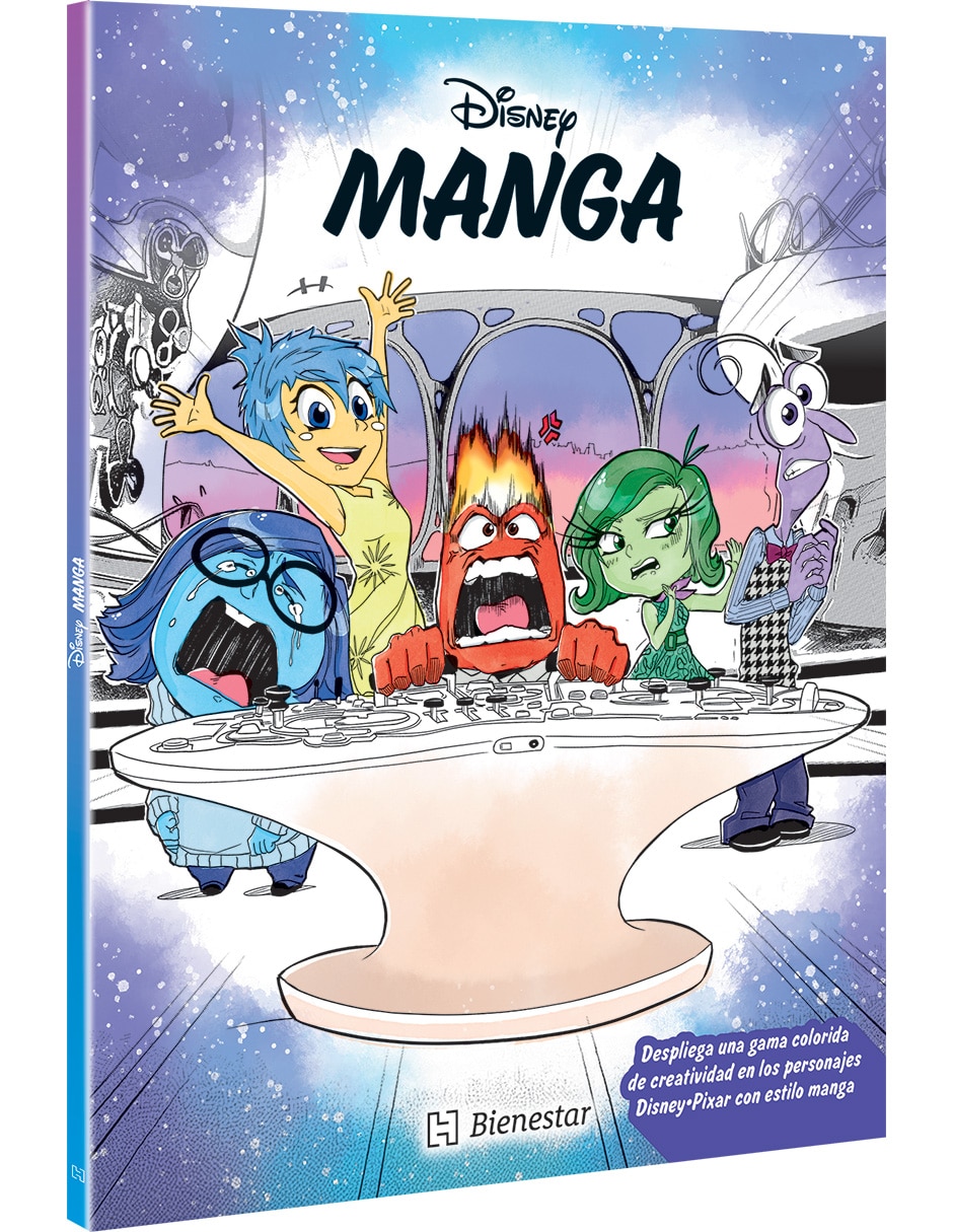 Libro Manga Disney Intensamente de 3