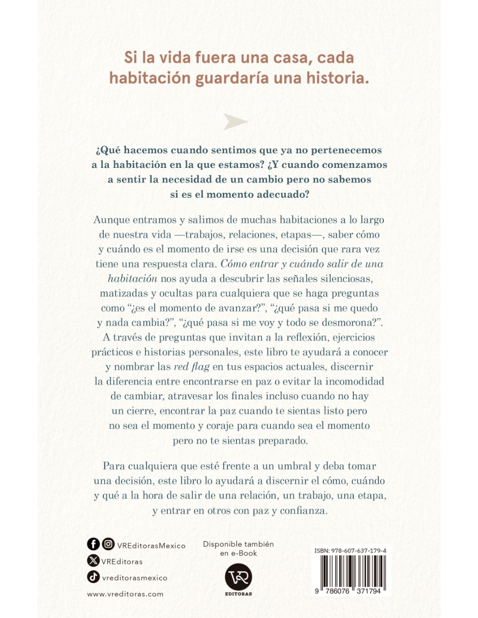 Libro CÓMO ENTRAR Y CUÁNDO SALIR DE UNA HABITACIÓN de EMILY P. FREEMAN 2