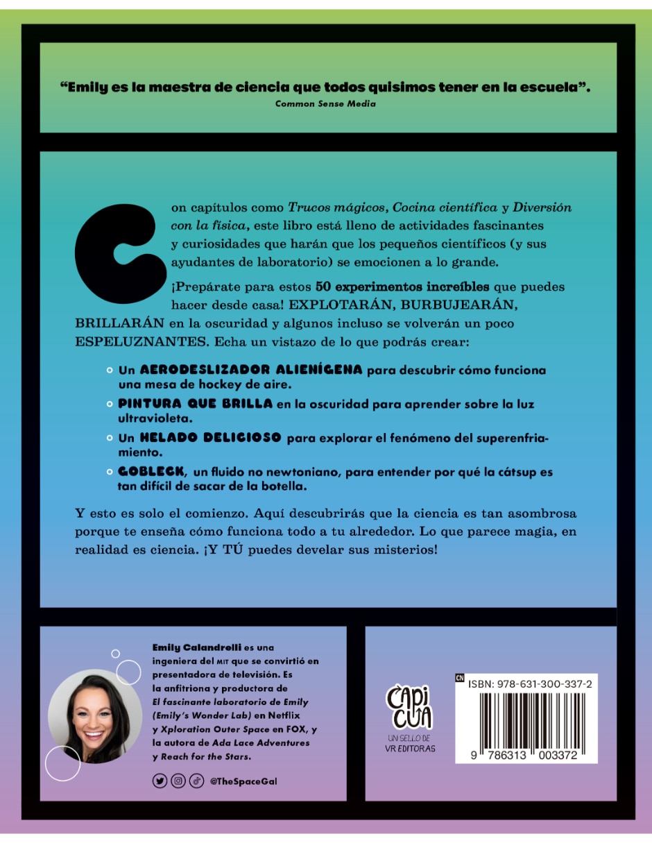 Libro FÁBRICA DE EXPERIMENTOS INCREÍBLES de EMILY CALANDRELLI 2