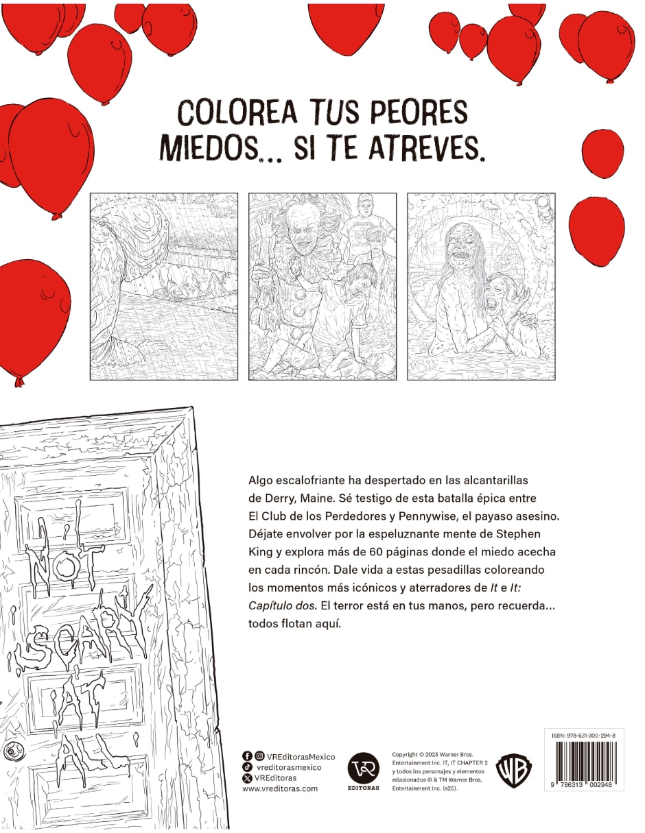 Libro It el libro oficial para colorear de Robert Lada 2