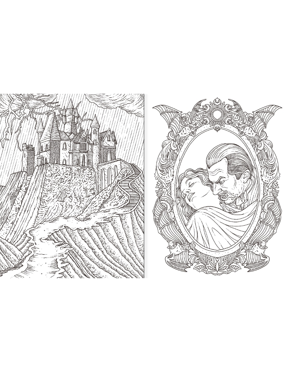 Libro UNIVERSAL MONSTERS. EL LIBRO OFICIAL PARA COLOREAR de Alan Robert 3