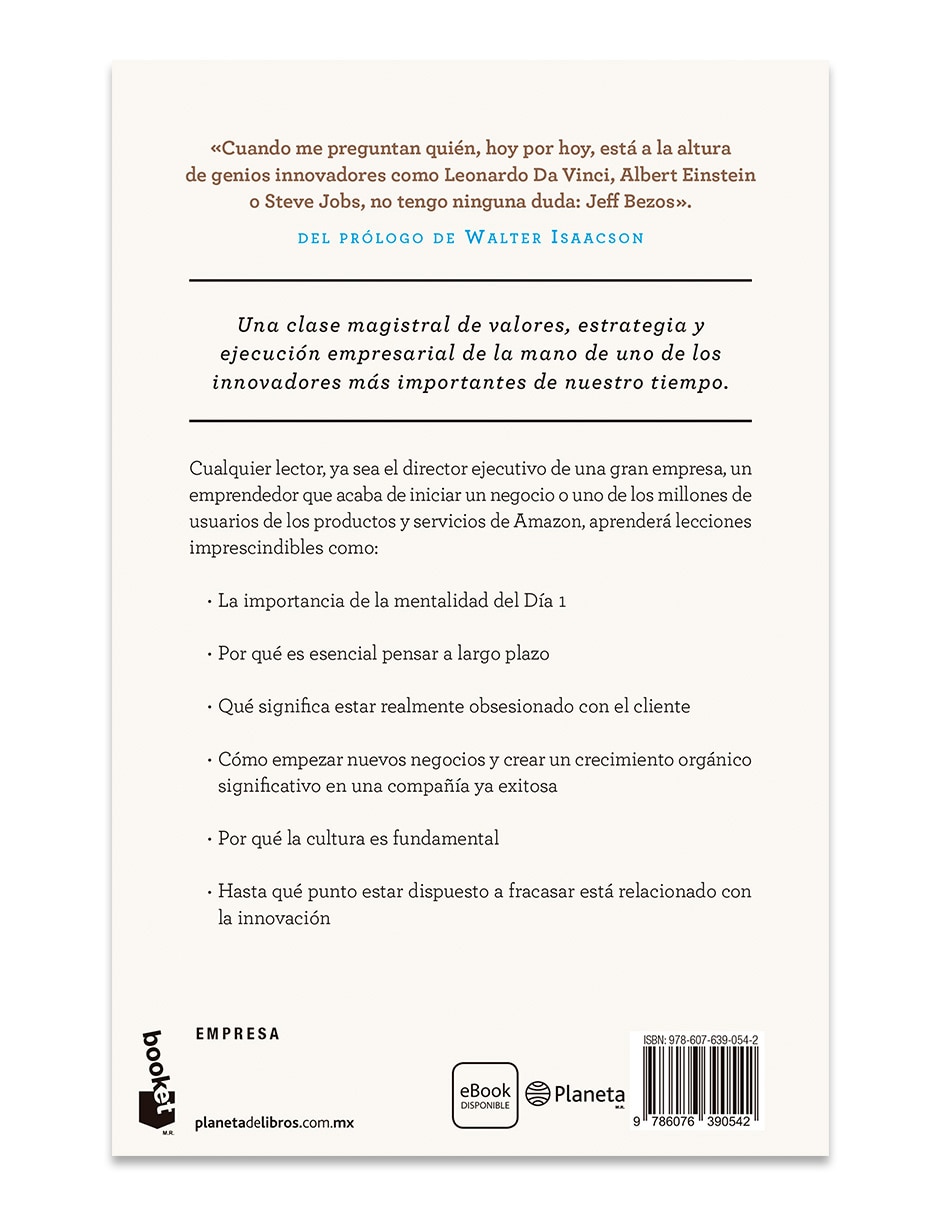 Libro Crea Y Divaga de Jeff Bezos 2