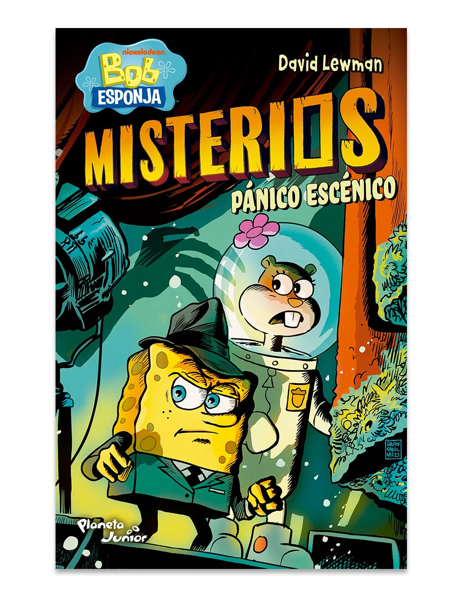 Libro Bob Esponja Misterios 3 Pánico Escénico de David Lewman