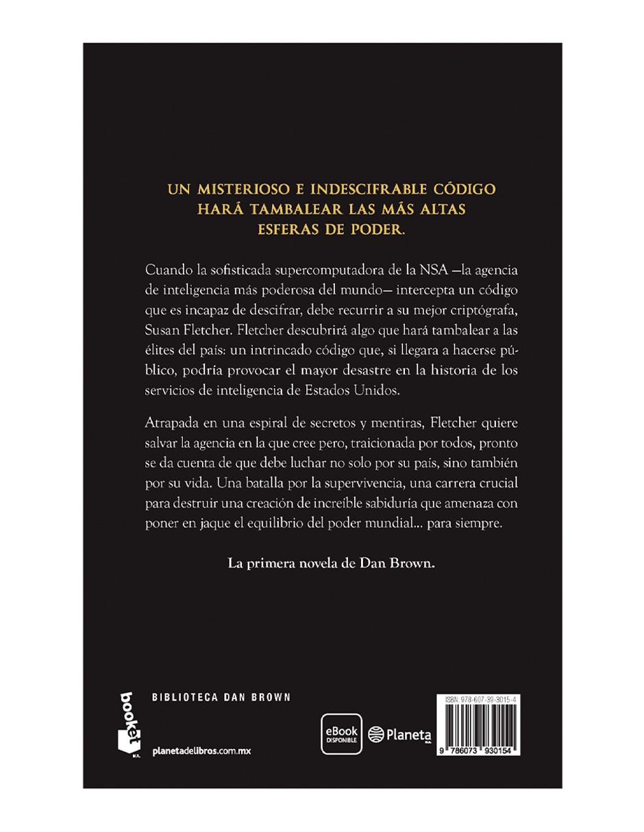Libro Fortaleza Digital de Dan Brown 2