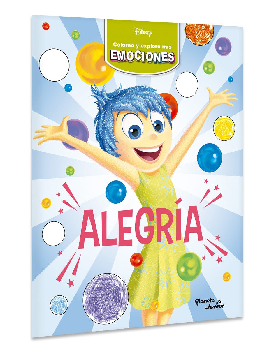 Libro Coloreo y Exploro Mis Emociones Alegría de Disney 3