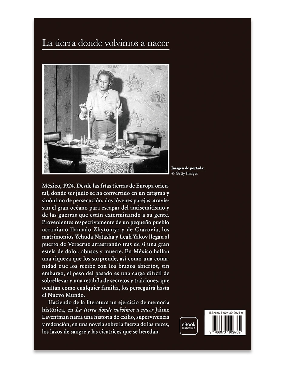 Libro La Tierra Donde Volvimos A Nacer de Jaime Laventman 2