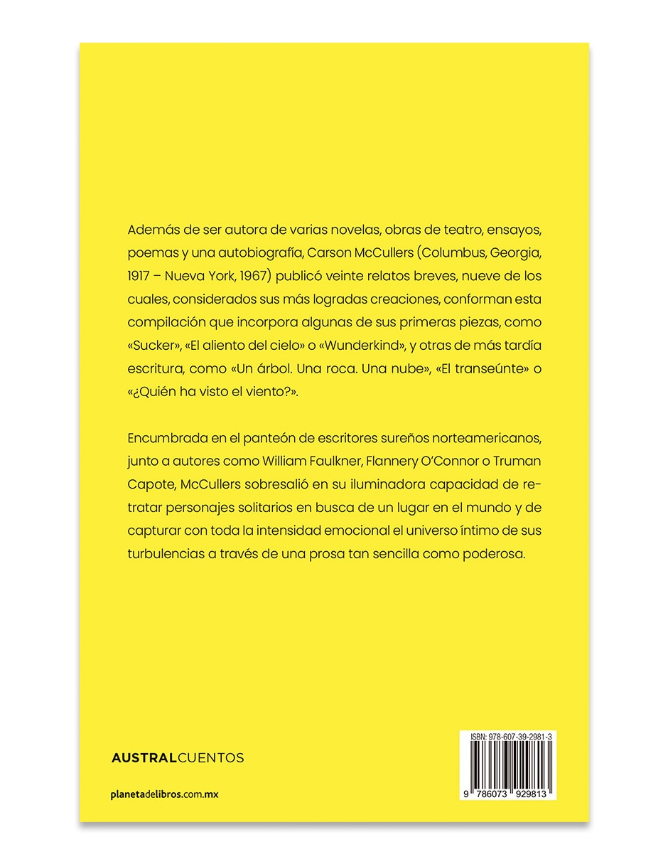 Libro Cuentos de Carson McCullers 2