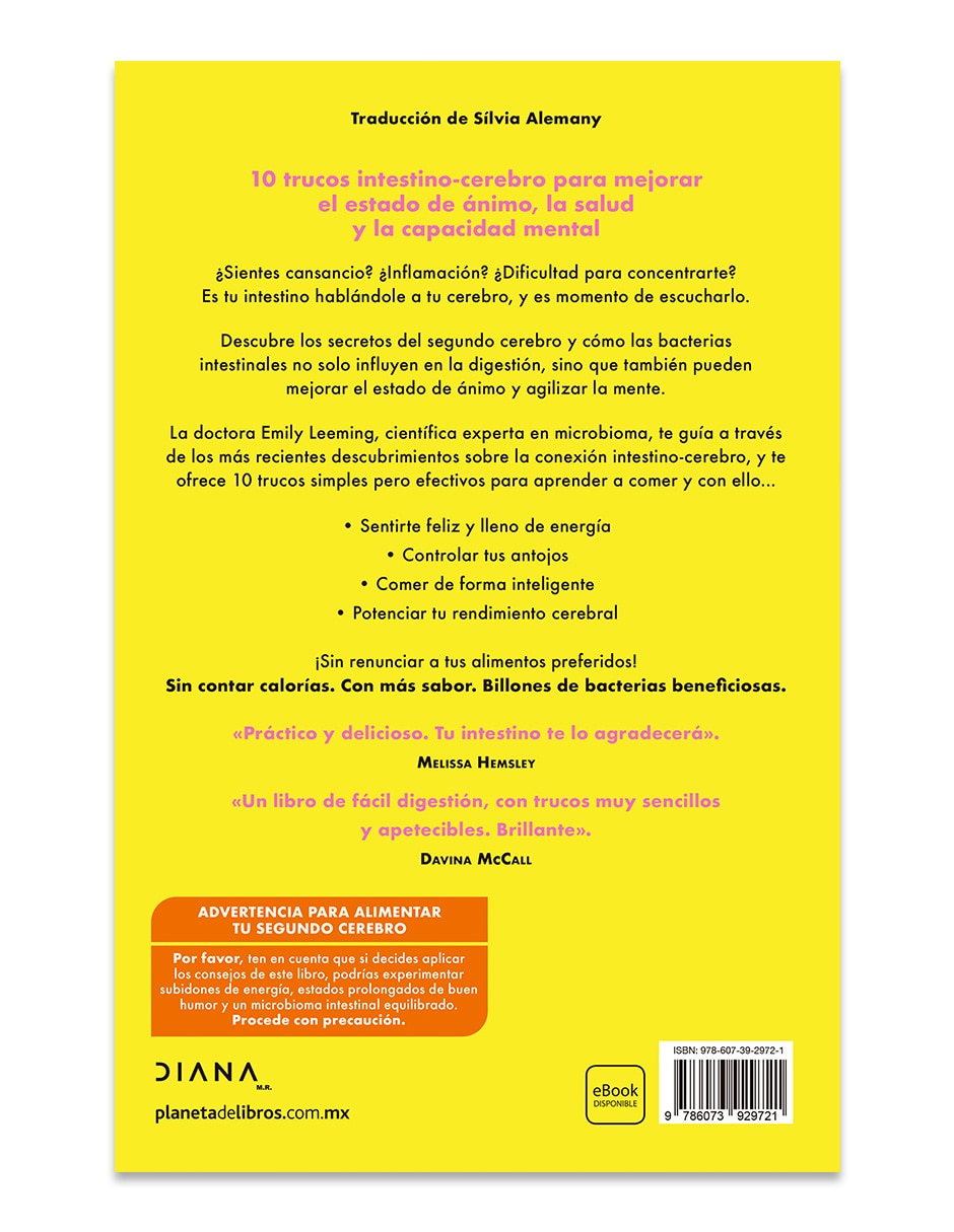 Libro Alimenta Tu Segundo Cerebro de Dra Emily Leeming 2