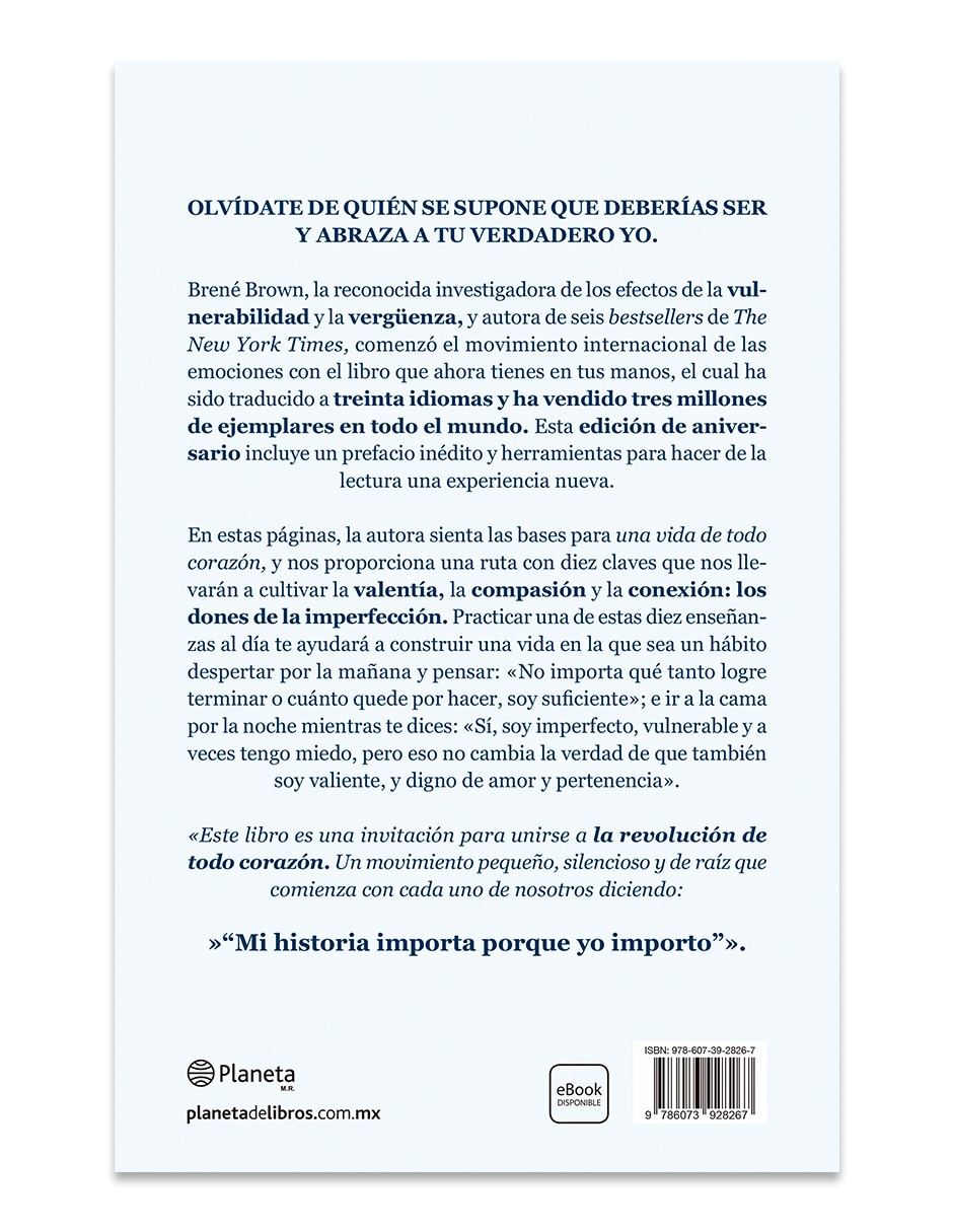 Libro Los Dones de la Imperfección de Brené Brown 2